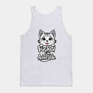 Fur real I'm adorable Tank Top